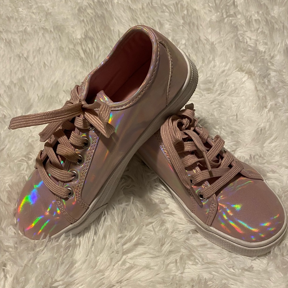 Pink size 2 girls sneakers